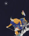 Samurai Ski Ukiyo-e-3 Unisex Long Sleeve Tee