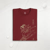 Samurai Skiing Japanese Ukiyo-e Unisex organic t-shirt No.4