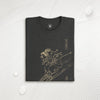 Samurai Skiing Japanese Ukiyo-e Unisex organic t-shirt No.4