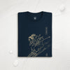 Samurai Skiing Japanese Ukiyo-e Unisex organic t-shirt No.4
