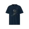 Samurai Skiing Japanese Ukiyo-e Unisex organic t-shirt No.4