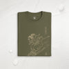 Samurai Skiing Japanese Ukiyo-e Unisex organic t-shirt No.4