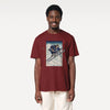 Skiing Samurai Ukiyo-e Organic T-shirt - Samurai Original