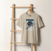 Skiing Samurai Ukiyo-e Organic T-shirt - Samurai Original