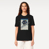 Skiing Samurai Ukiyo-e Organic T-shirt - Samurai Original