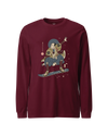 Samurai Snowboard 2  Winter Sport Ukiyo-e Unisex Long Sleeve Tee