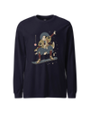 Samurai Snowboard 2  Winter Sport Ukiyo-e Unisex Long Sleeve Tee