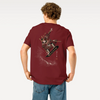 Samurai Snowboard Ukiyo-e Organic T-Shirt