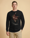 Samurai Snowboard Ukiyo-e Unisex Long Sleeve Tee