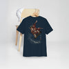 Samurai Snowboard Ukiyo-e Organic T-Shirt