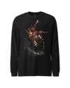 Samurai Snowboard Ukiyo-e Unisex Long Sleeve Tee