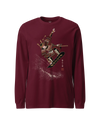 Samurai Snowboard Ukiyo-e Unisex Long Sleeve Tee