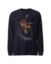 Samurai Snowboard Ukiyo-e Unisex Long Sleeve Tee