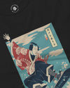 Samurai Snowboard Winter Sport Ukiyo-e Unisex Long Sleeve Tee - Samurai Original