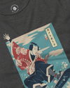 Samurai Snowboard Winter Sport Ukiyo-e Unisex Long Sleeve Tee - Samurai Original