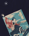 Samurai Snowboard Winter Sport Ukiyo-e Unisex Long Sleeve Tee - Samurai Original