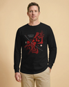 Samurai Spirits Kanji Calligraphy Unisex Long Sleeve Tee - Samurai Original