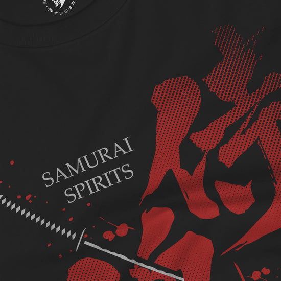 Samurai Spirits Kanji Calligraphy Unisex Long Sleeve Tee - Samurai Original