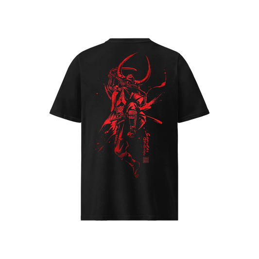 Samurai Sumi-e Unisex organic t-shirt No.5