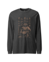 Samurai Takeda Shinghen Furinkazan Kanji Calligraphy Unisex Long Sleeve Tee