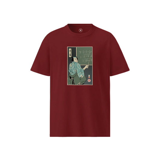 Samurai Teacher Ukiyo-e  Unisex organic t-shirt