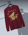 Samurai Tennis Japanese Ukiyo-e Unisex Long Sleeve Tee No.3 - Samurai Original