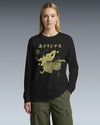 Samurai Tennis Japanese Ukiyo-e Unisex Long Sleeve Tee No.3 - Samurai Original