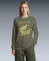 Samurai Tennis Japanese Ukiyo-e Unisex Long Sleeve Tee No.3 - Samurai Original