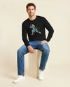 Samurai Tennis Sport Ukiyo-e Unisex Long Sleeve Tee