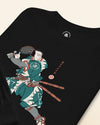 Samurai Tennis Sport Ukiyo-e Unisex Long Sleeve Tee