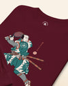 Samurai Tennis Sport Ukiyo-e Unisex Long Sleeve Tee
