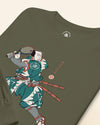 Samurai Tennis Sport Ukiyo-e Unisex Long Sleeve Tee