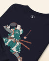 Samurai Tennis Sport Ukiyo-e Unisex Long Sleeve Tee