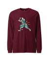 Samurai Tennis Sport Ukiyo-e Unisex Long Sleeve Tee