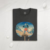 Samurai Trekking Ukiyo-e  Unisex organic t-shirt