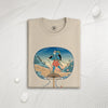 Samurai Trekking Ukiyo-e  Unisex organic t-shirt