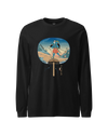 Samurai Trekking Ukiyo-e Unisex Long Sleeve Tee