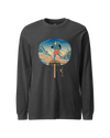 Samurai Trekking Ukiyo-e Unisex Long Sleeve Tee