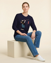 Samurai Trombone Japanese Ukiyo-e Unisex Long Sleeve Tee No.2 - Samurai Original