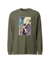 Samurai Trumpet Brass Instrument Ukiyo-e Unisex Long Sleeve Tee