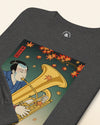 Samurai Tuba Music Ukiyo-e Unisex Long Sleeve Tee
