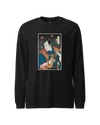 Samurai Ukulele String Instrument Ukiyo-e Unisex Long Sleeve Tee
