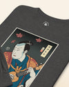 Samurai Ukulele String Instrument Ukiyo-e Unisex Long Sleeve Tee