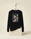 Samurai Ukulele String Instrument Ukiyo-e Unisex Long Sleeve Tee