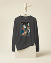 Samurai Ukulele String Instrument Ukiyo-e Unisex Long Sleeve Tee