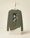 Samurai Ukulele String Instrument Ukiyo-e Unisex Long Sleeve Tee