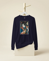 Samurai Ukulele String Instrument Ukiyo-e Unisex Long Sleeve Tee