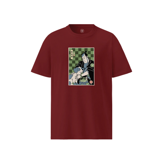 Samurai Veterinary Ukiyo-e Unisex organic t-shirt