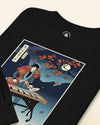 Samurai Vibraphonist Player Ukiyo-e Unisex Long Sleeve Tee