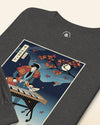 Samurai Vibraphonist Player Ukiyo-e Unisex Long Sleeve Tee